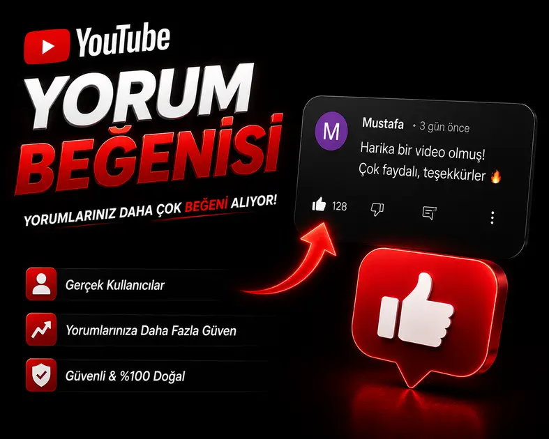 YouTube Yorum Beğeni Satın Al